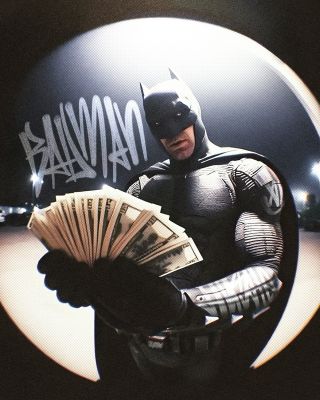 🦇💰 BADMAN HUSTLE💰🦇 Když jsi nejen hrdina, ale i miliardový byznysmen! 💼🔥 Tento plakát je symbolem moci, bohatství a...
